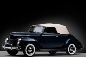 1940, Ford, V 8, Deluxe, Convertible, Coupe,  01a 66 , Retro, Gw