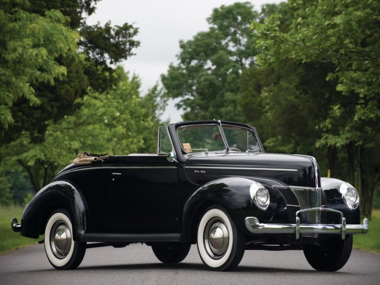 1940, Ford, V 8, Deluxe, Convertible, Coupe,  01a 66 , Retro HD Wallpaper Desktop Background