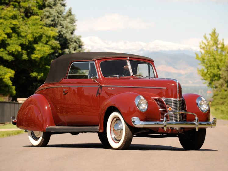 1940, Ford, V 8, Deluxe, Convertible, Coupe,  01a 66 , Retro, Hf HD Wallpaper Desktop Background