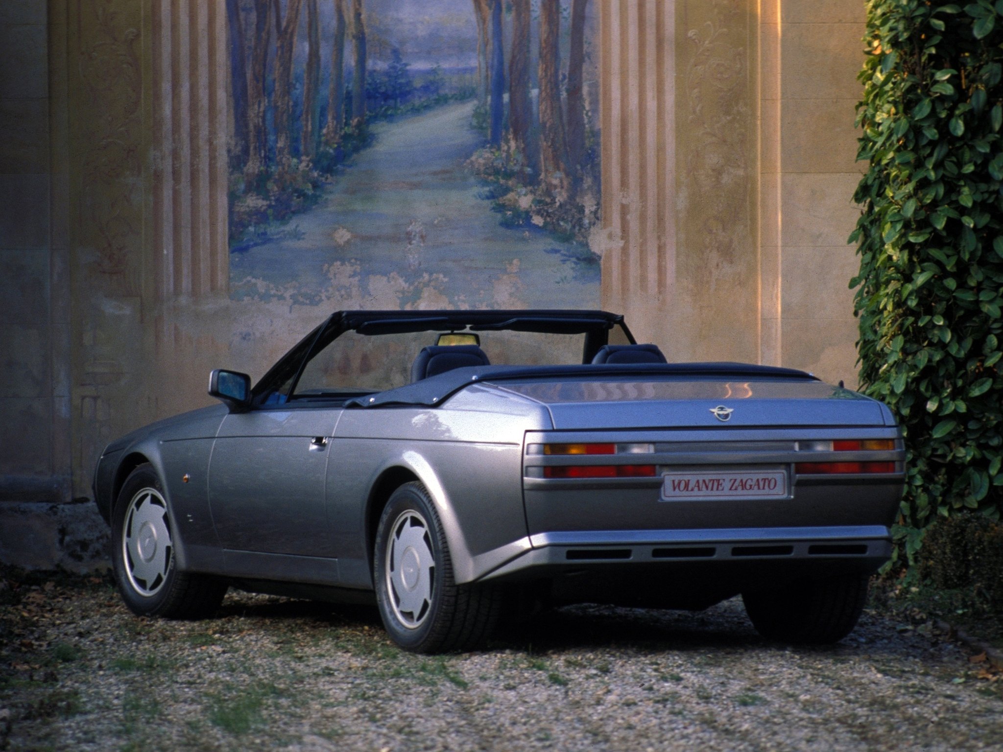 1987, Aston, Martin, V 8, Vantage, Volante, Zagato, Prototype Wallpaper