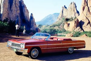 1964, Chevrolet, Impala, Convertible, Classic