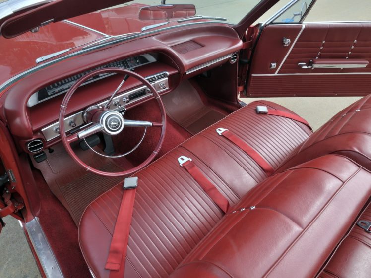 1964, Chevrolet, Impala, Convertible, Classic, Interior HD Wallpaper Desktop Background