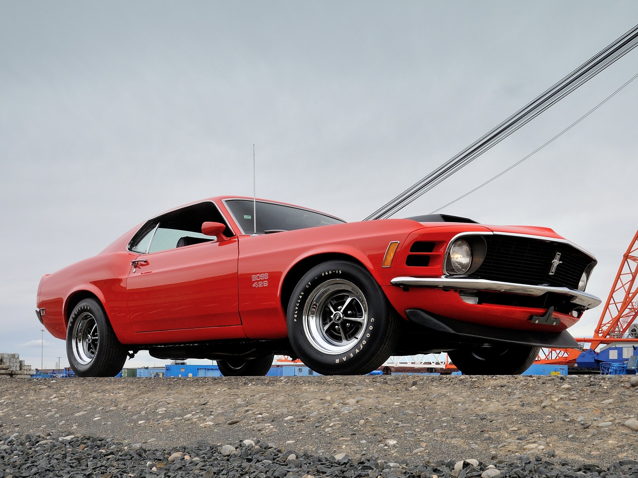 1970, Ford, Mustang, Boss, 429, Muscle, Classic Wallpaper