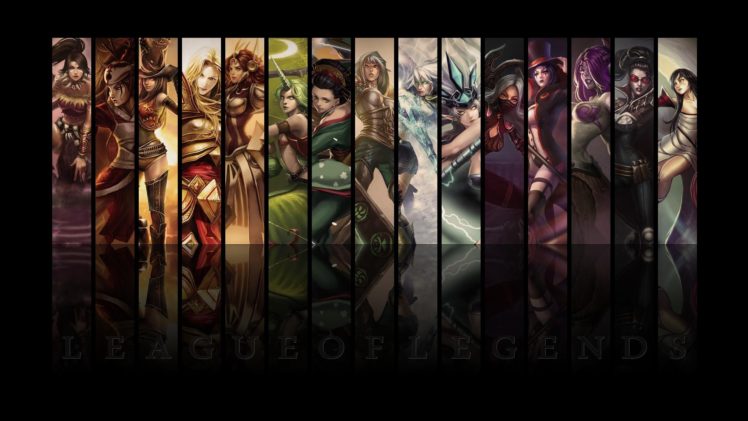 league, Of, Legends, Fantasy, Art, Characters, Collage, Warriors, Women, Men HD Wallpaper Desktop Background