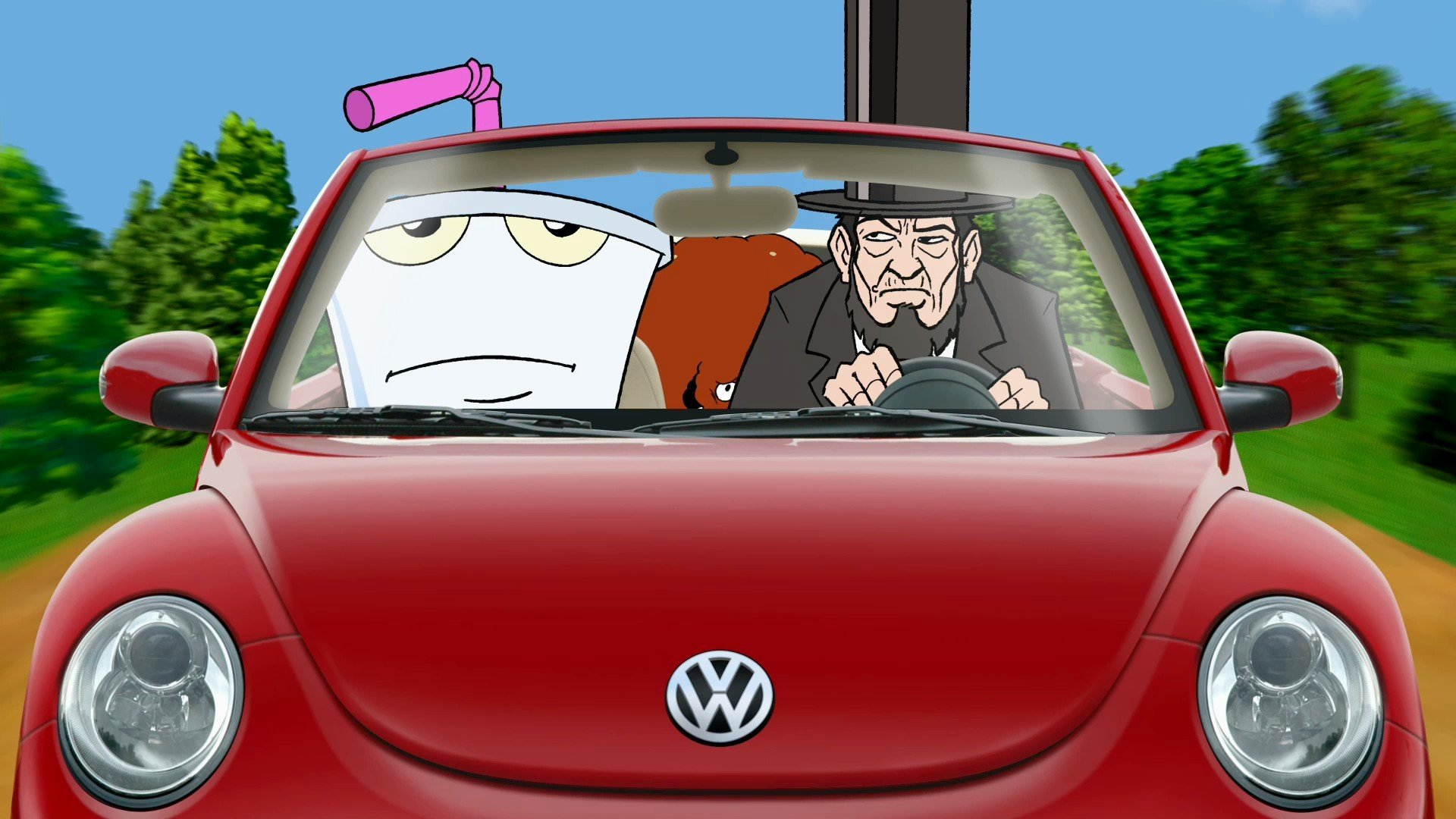 aqua, Teen, Hunger, Force, Comedy, Family, Cartoon,  7 Wallpaper
