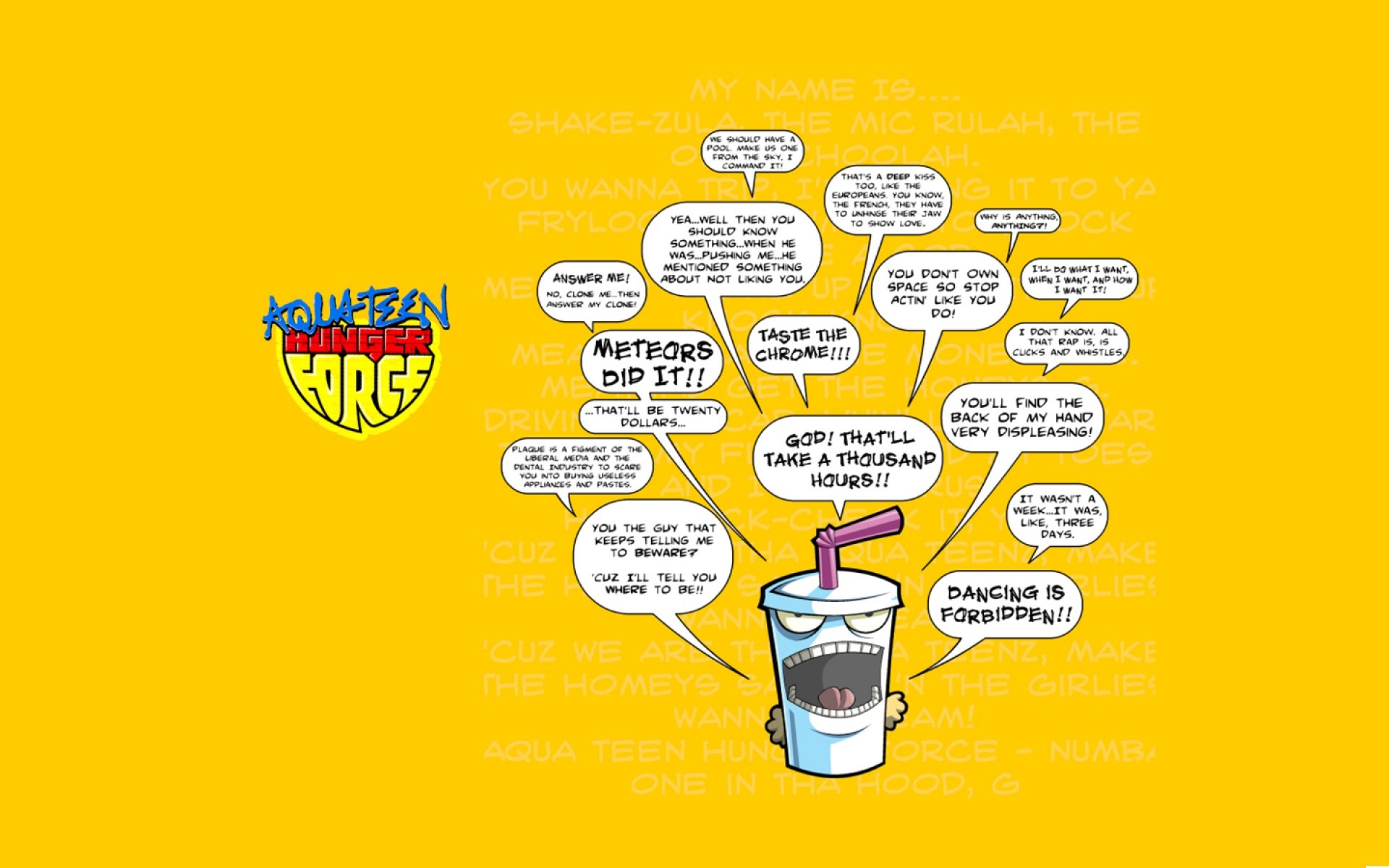 aqua, Teen, Hunger, Force, Comedy, Family, Cartoon,  58 Wallpaper