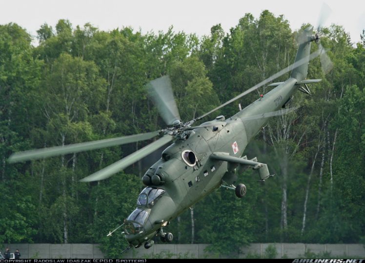 , Helicopter, Aircraft, Attack, Military, Army, Poland, Mil mi HD Wallpaper Desktop Background