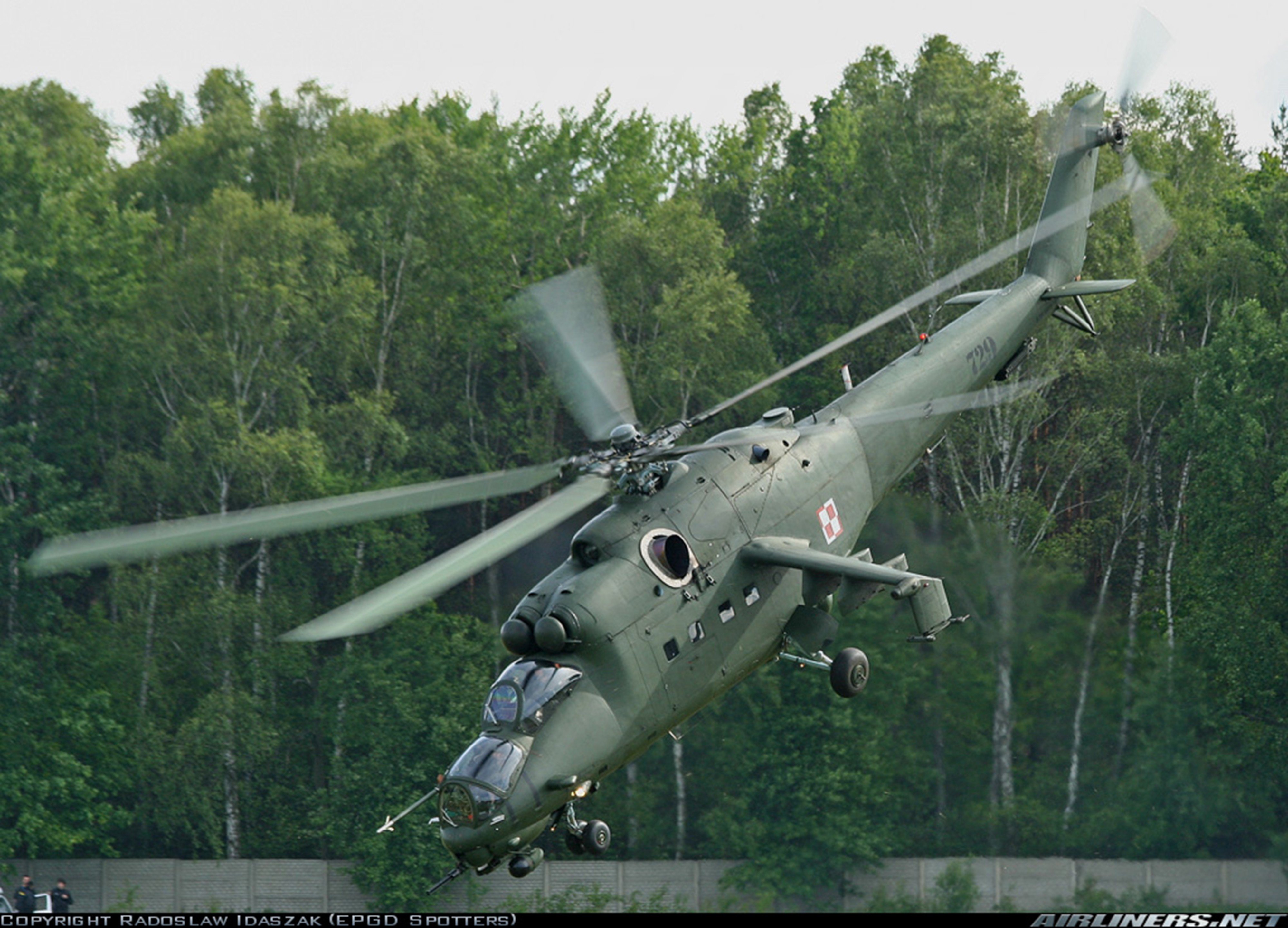 , Helicopter, Aircraft, Attack, Military, Army, Poland, Mil mi Wallpaper