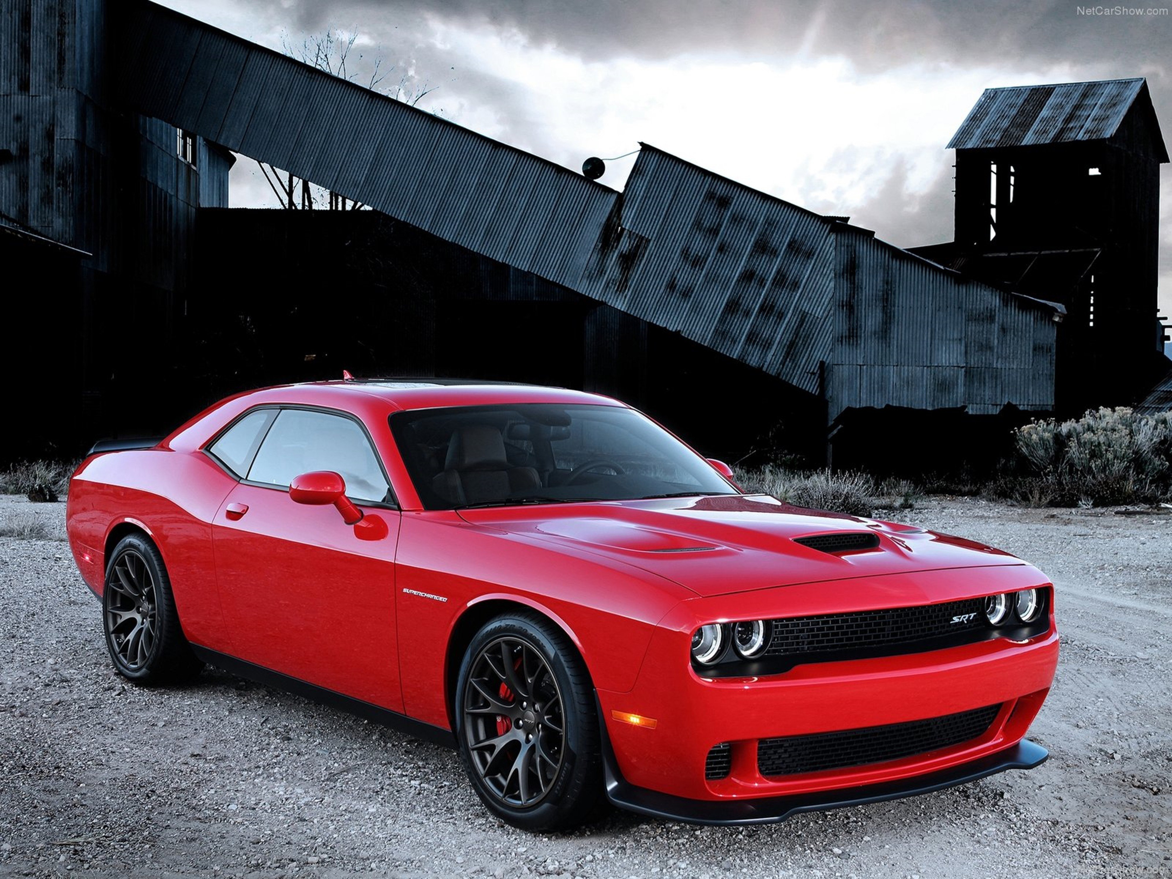 dodge, Challenger, Srt, Hellcat, Wallpaper, Red, Muscle car, Car, Sport, 4000x3000 Wallpaper