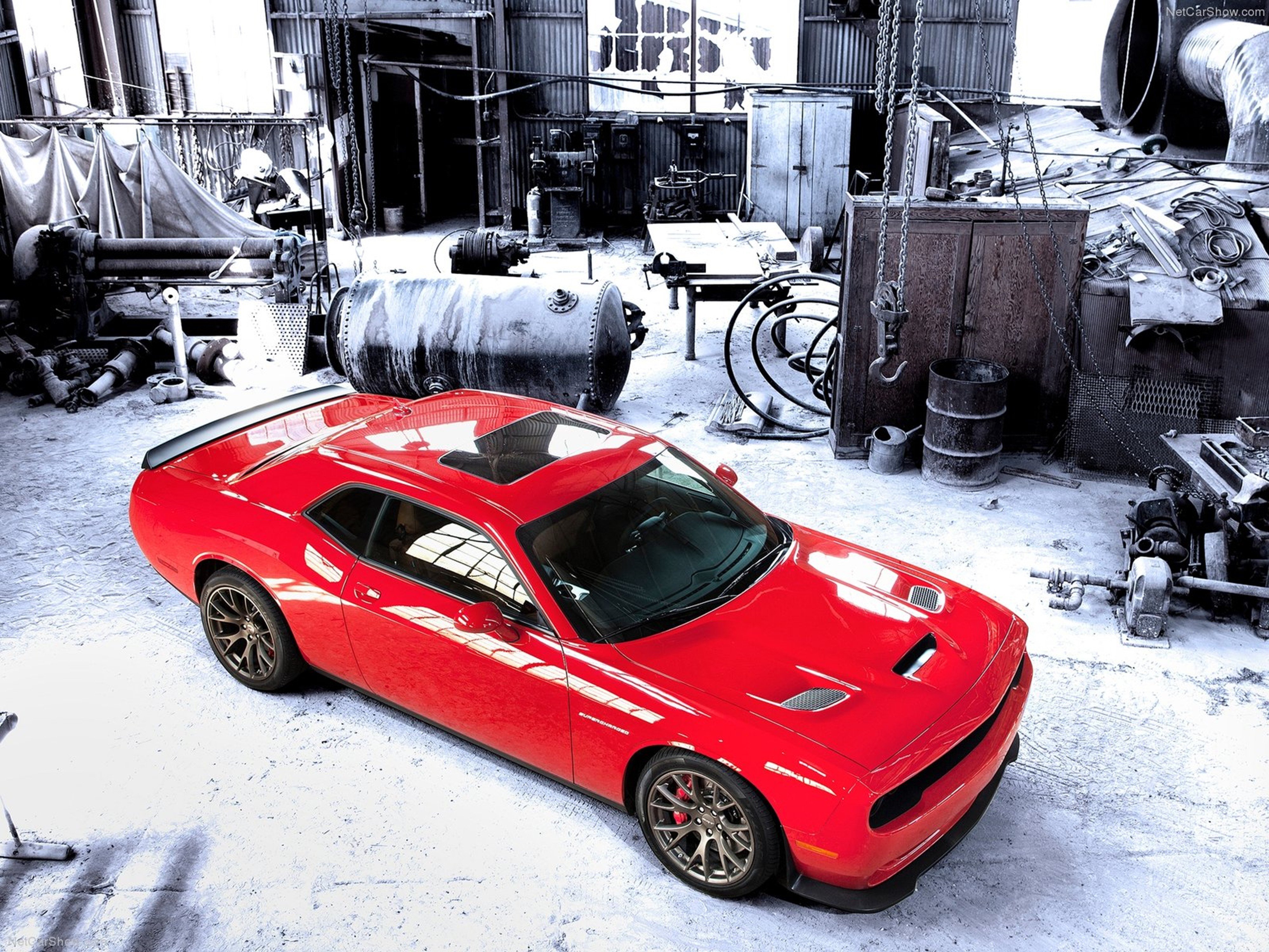 dodge, Challenger, Srt, Hellcat, Wallpaper, Red, Muscle car, Car, Sport, 4000x3000 Wallpaper