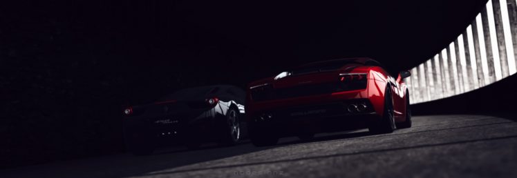 ferrari, 458, Italia, And, Lamborghini, Gallardo, Lp560 4,  , Gran, Turismo HD Wallpaper Desktop Background