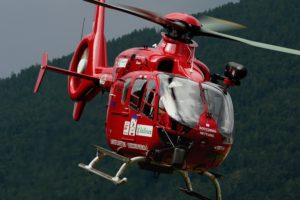 helicopter, Aircraft, Red, Eurocopter, Ec 135