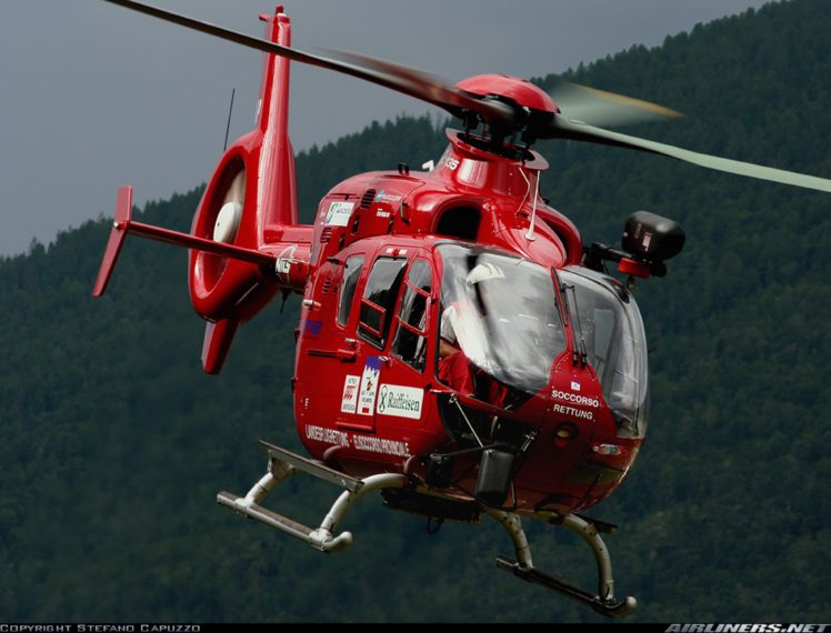 helicopter, Aircraft, Red, Eurocopter, Ec 135 HD Wallpaper Desktop Background