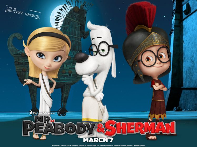 mr, Peabody, And, Sherman, Animation, Adventure, Comedy, Family,  36 HD Wallpaper Desktop Background