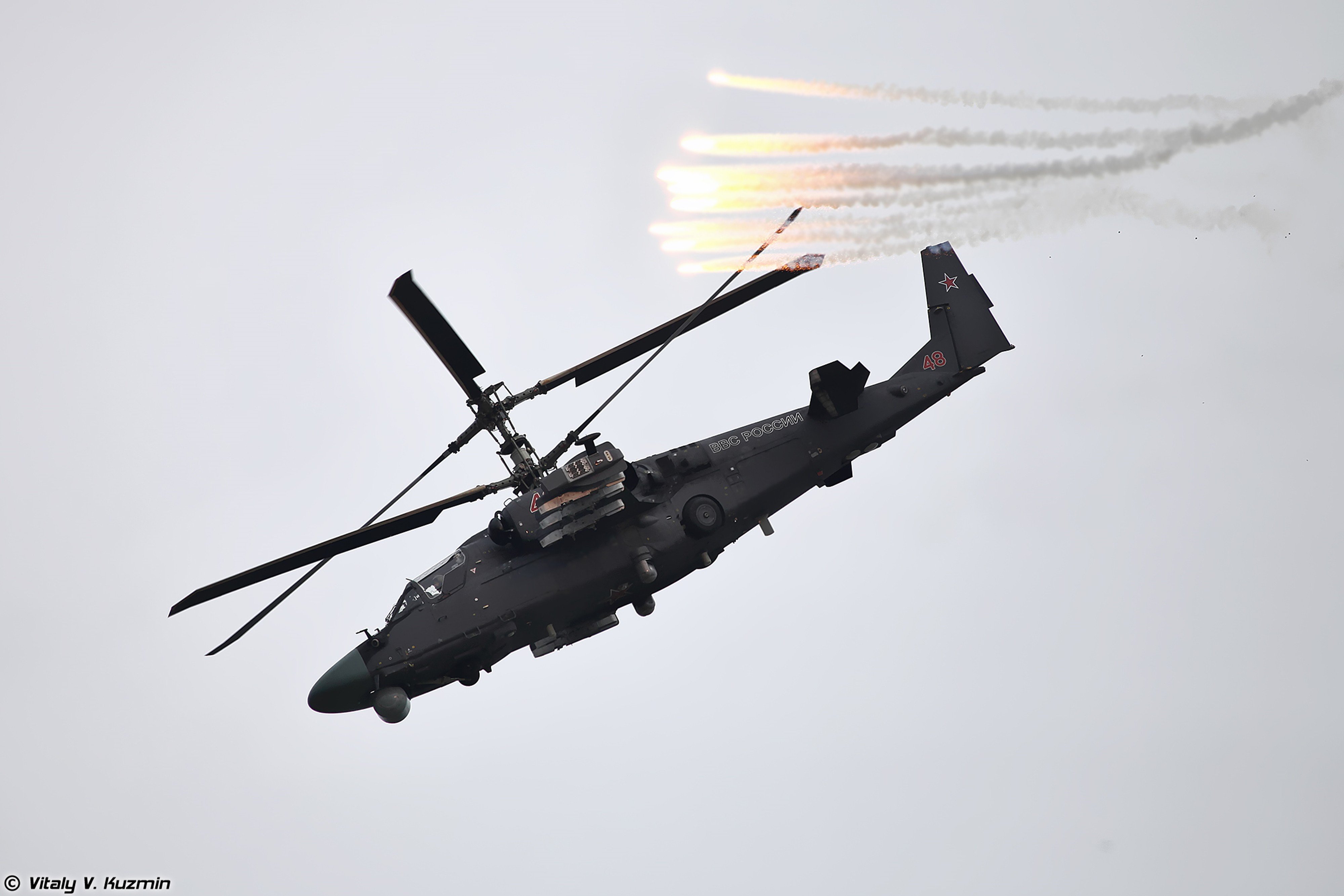 russian, Red, Star, Russia, Helicopter, Aircraft, Military, Army, Attack, Kamov, 4000x2667,  3 Wallpaper