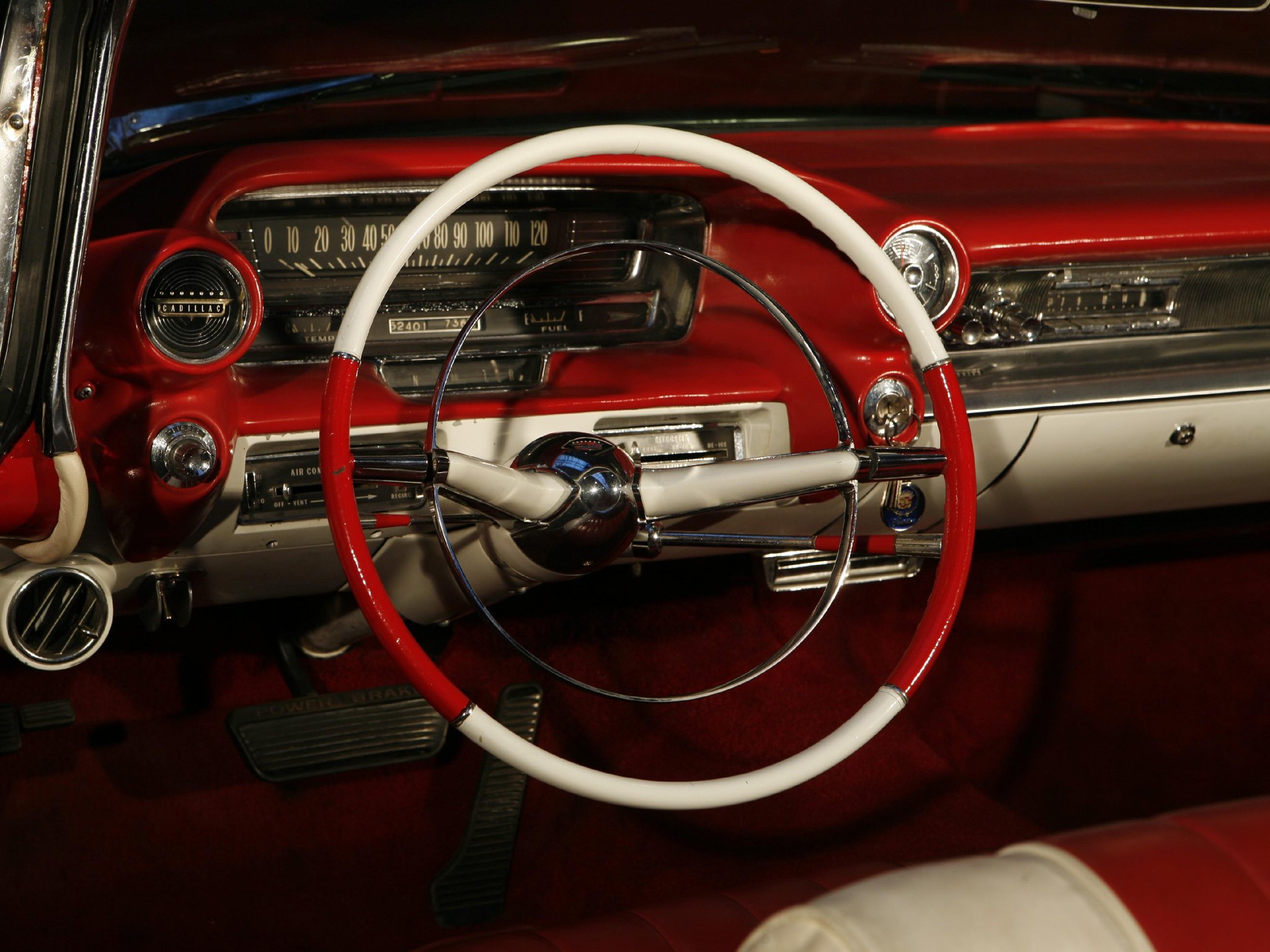 1959, Cadillac, Sixty, Two, Convertible, Retro, Luxury, Interior Wallpaper