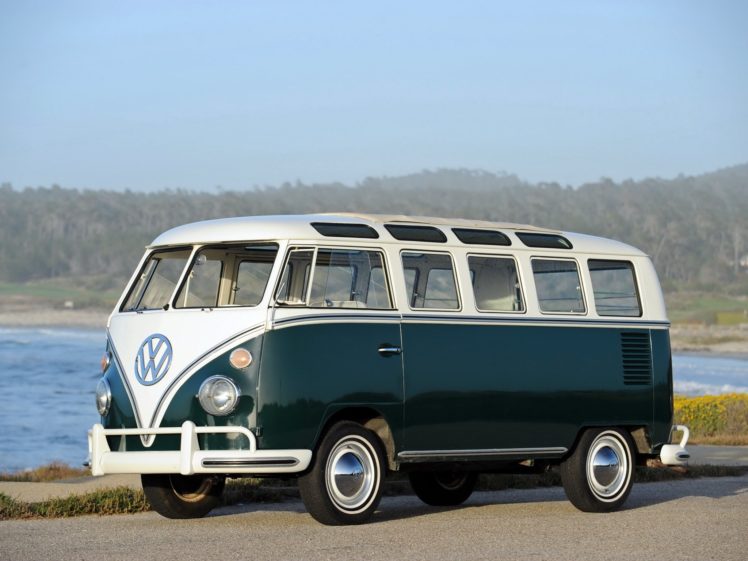 1963 67, Volkswagen, T 1, Deluxe, Samba, Bus, Van, Classic HD Wallpaper Desktop Background