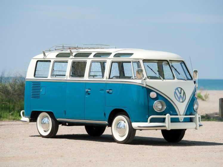 1963 67, Volkswagen, T 1, Deluxe, Samba, Bus, Van, Classic HD Wallpaper Desktop Background