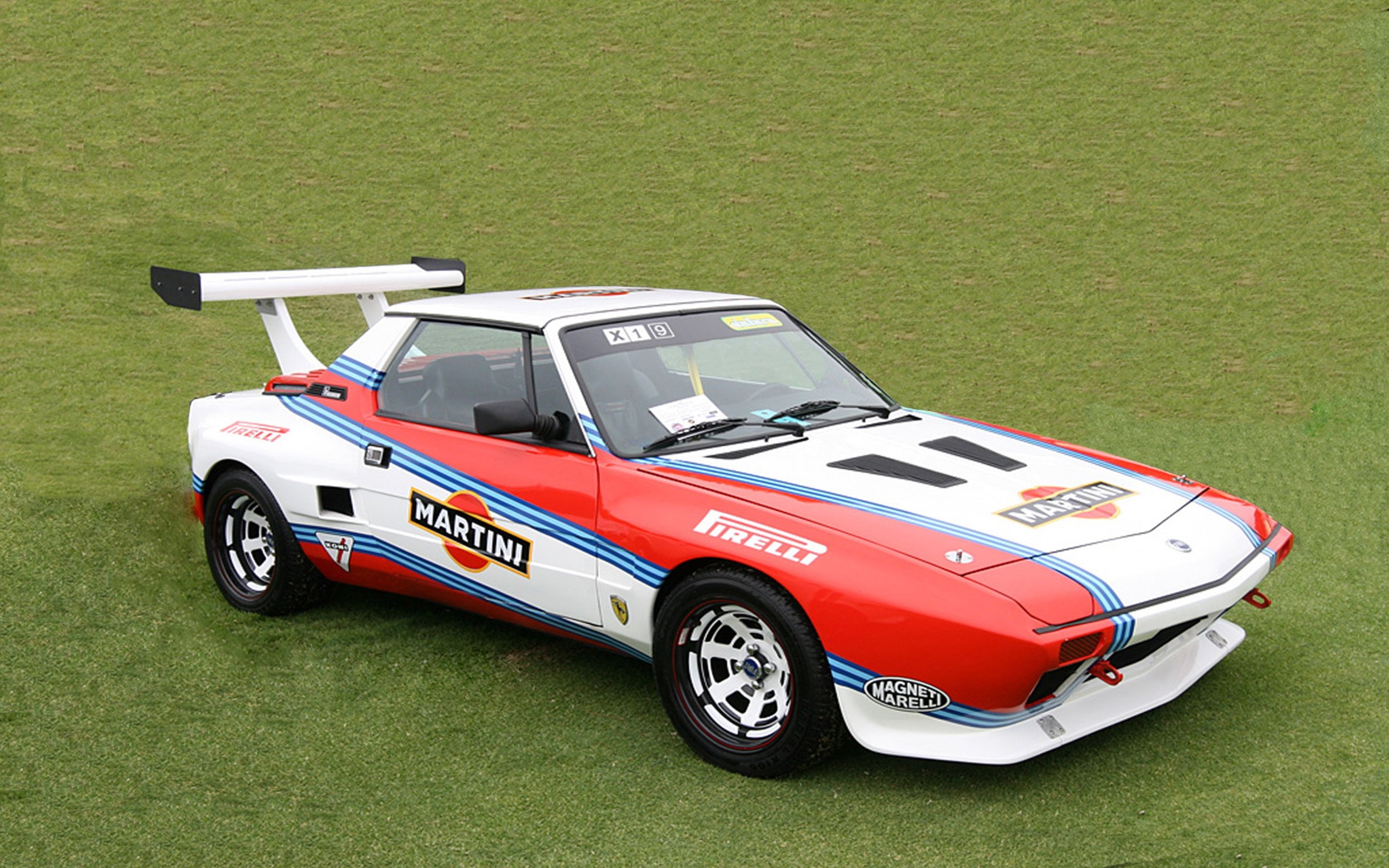 , Race, Car, Classic, Racing, Fiat, X 19, Martini, 2667x177 Wallpaper