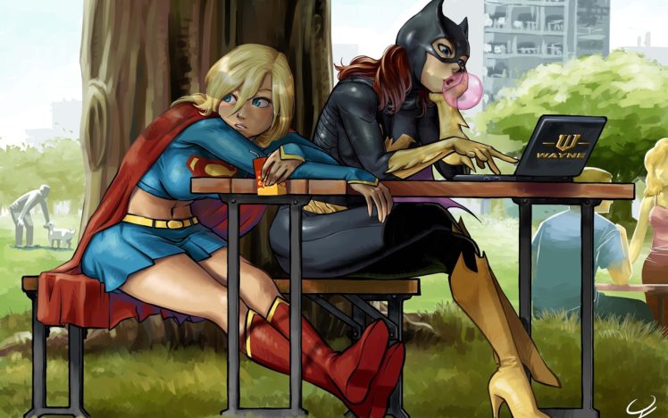 catwoman, Superwoman, Comics HD Wallpaper Desktop Background