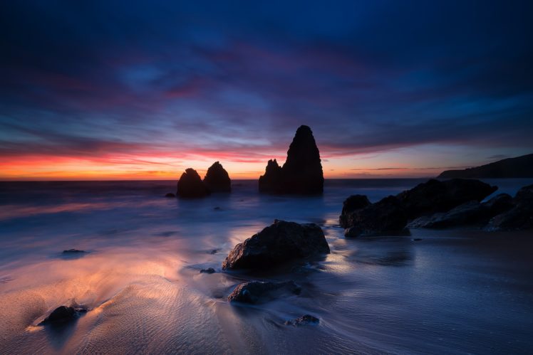 usa, California, Strait, Coast, Ocean HD Wallpaper Desktop Background
