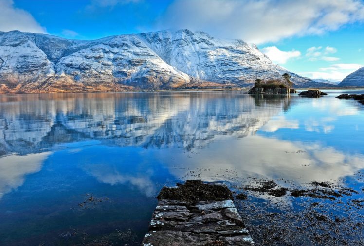 reflection, Lake, Mountains HD Wallpaper Desktop Background