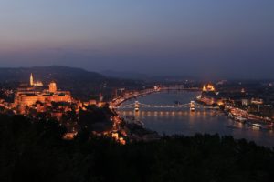 budapest, Night, Sunset, Old, Town, River, Danube
