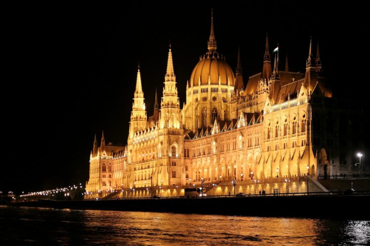 budapest, Night, River, Danube, Parliament HD Wallpaper Desktop Background