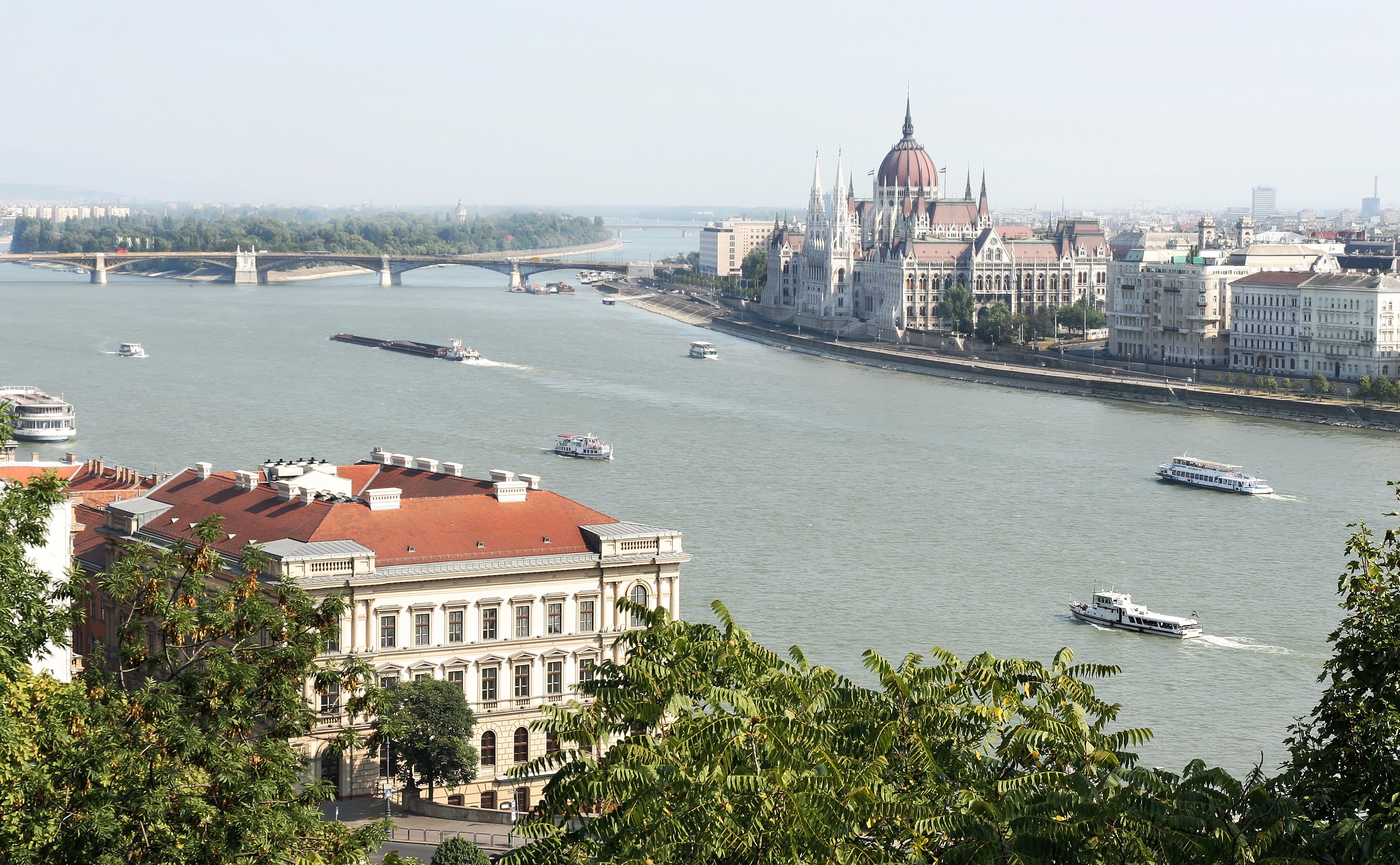 budapest, Parliament, River, Danube Wallpaper