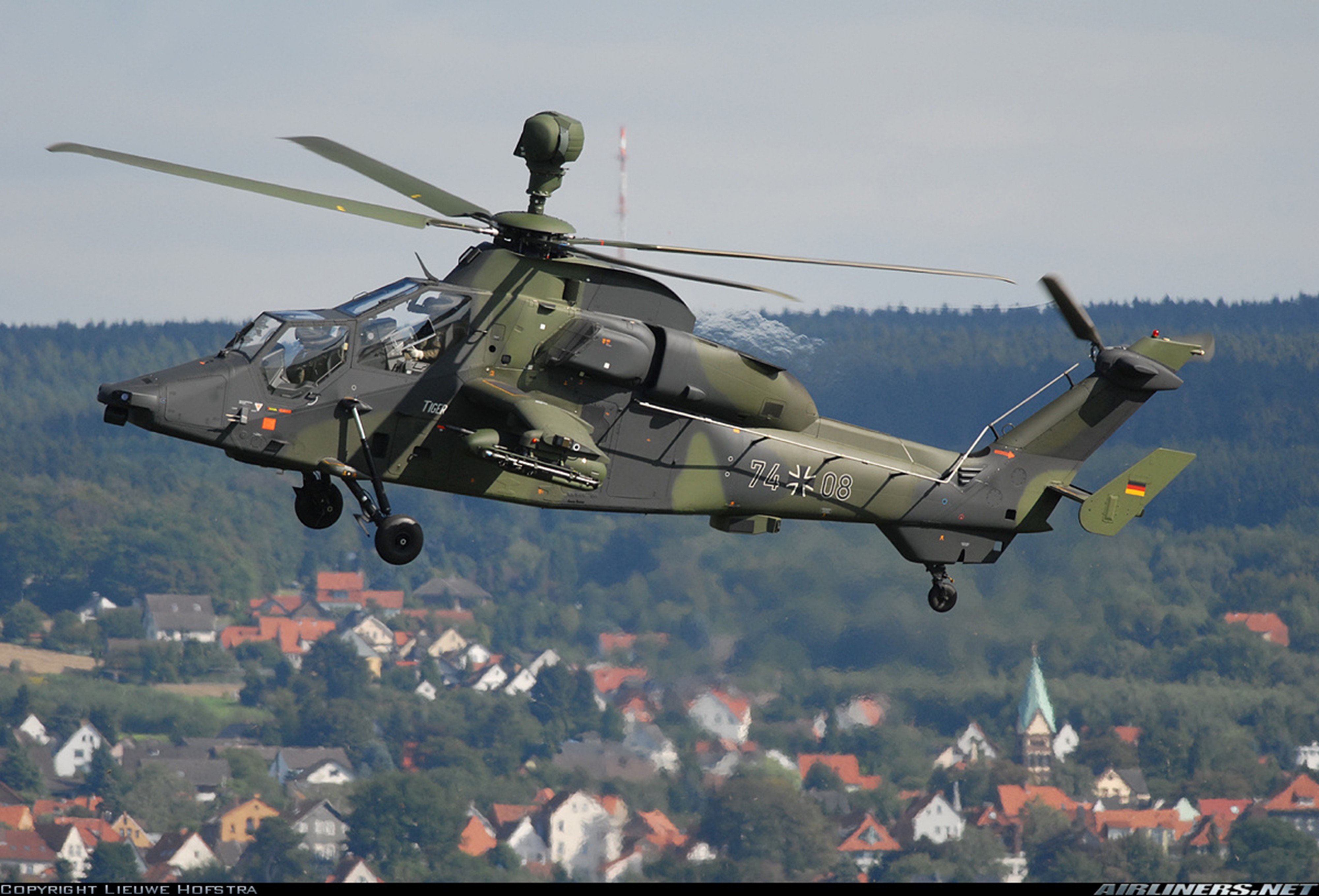 helicopter, Aircraft, Vehicle, Military, Army, Attack, Eurocopter, Tiger, Germany Wallpaper