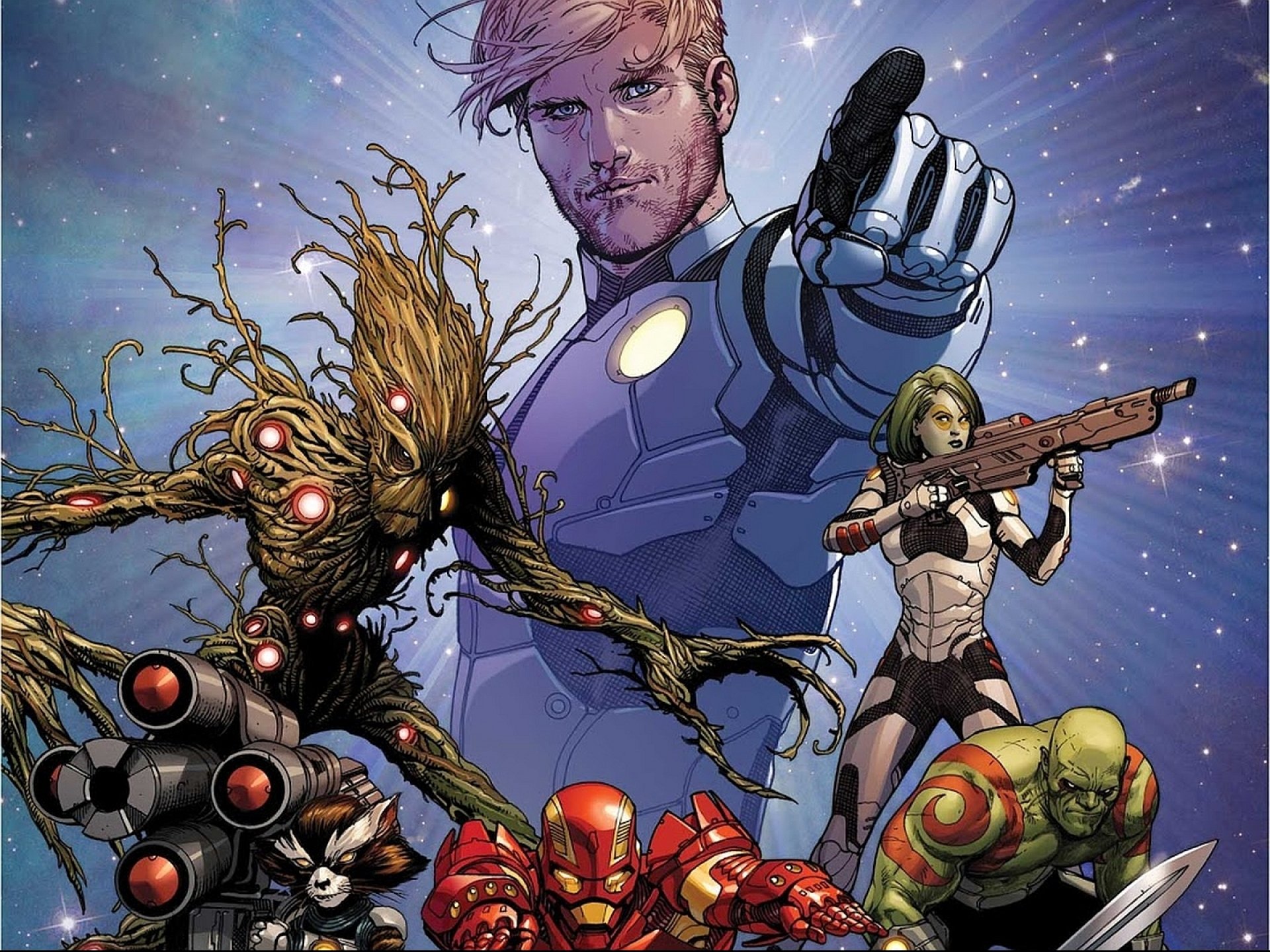 guardians, Of, The, Galaxy, Action, Adventure, Sci fi, Marvel, Futuristic,  42 Wallpaper