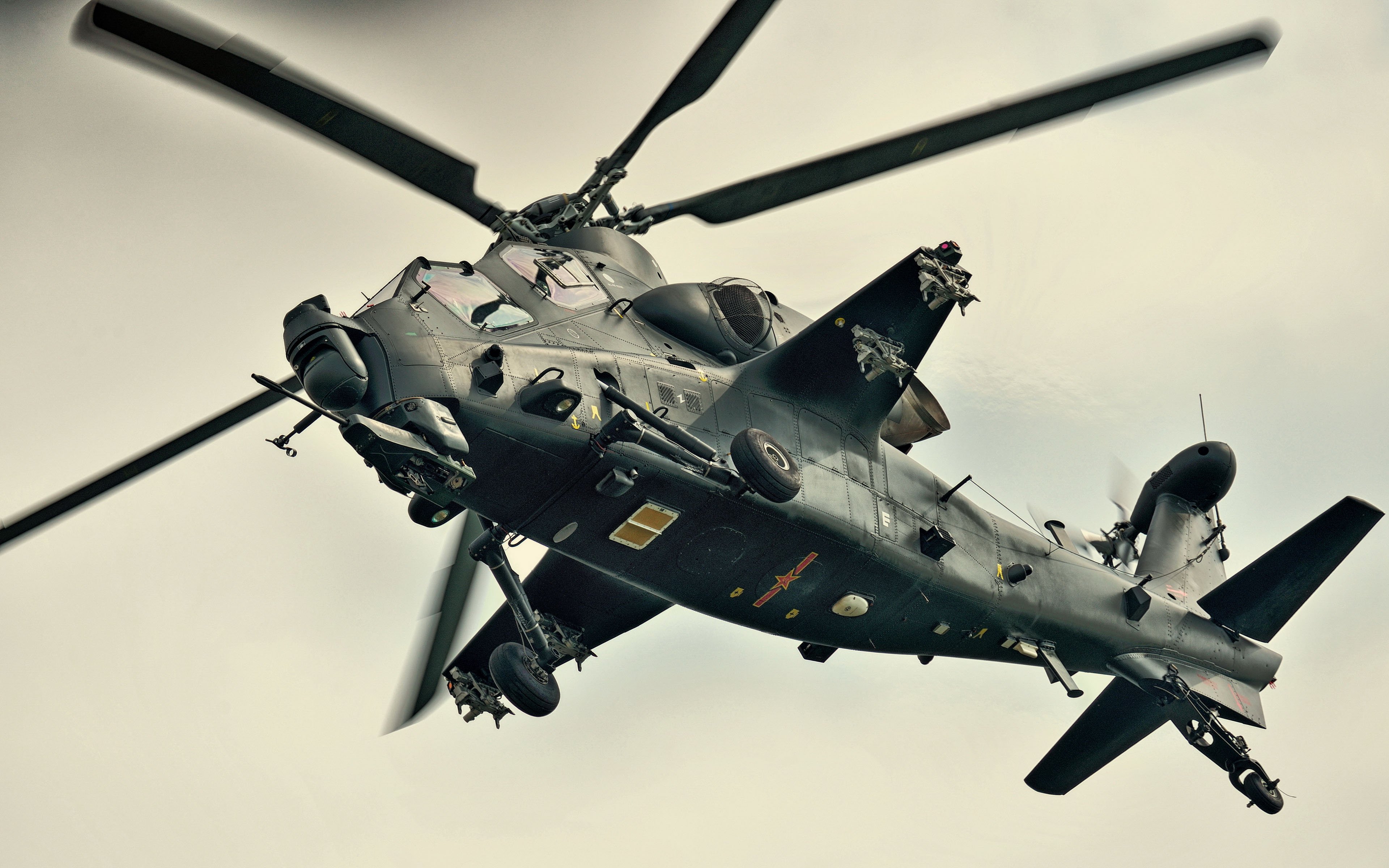 z 10, Attack, Helicopter, China, Aircraft, Military,  24 Wallpaper