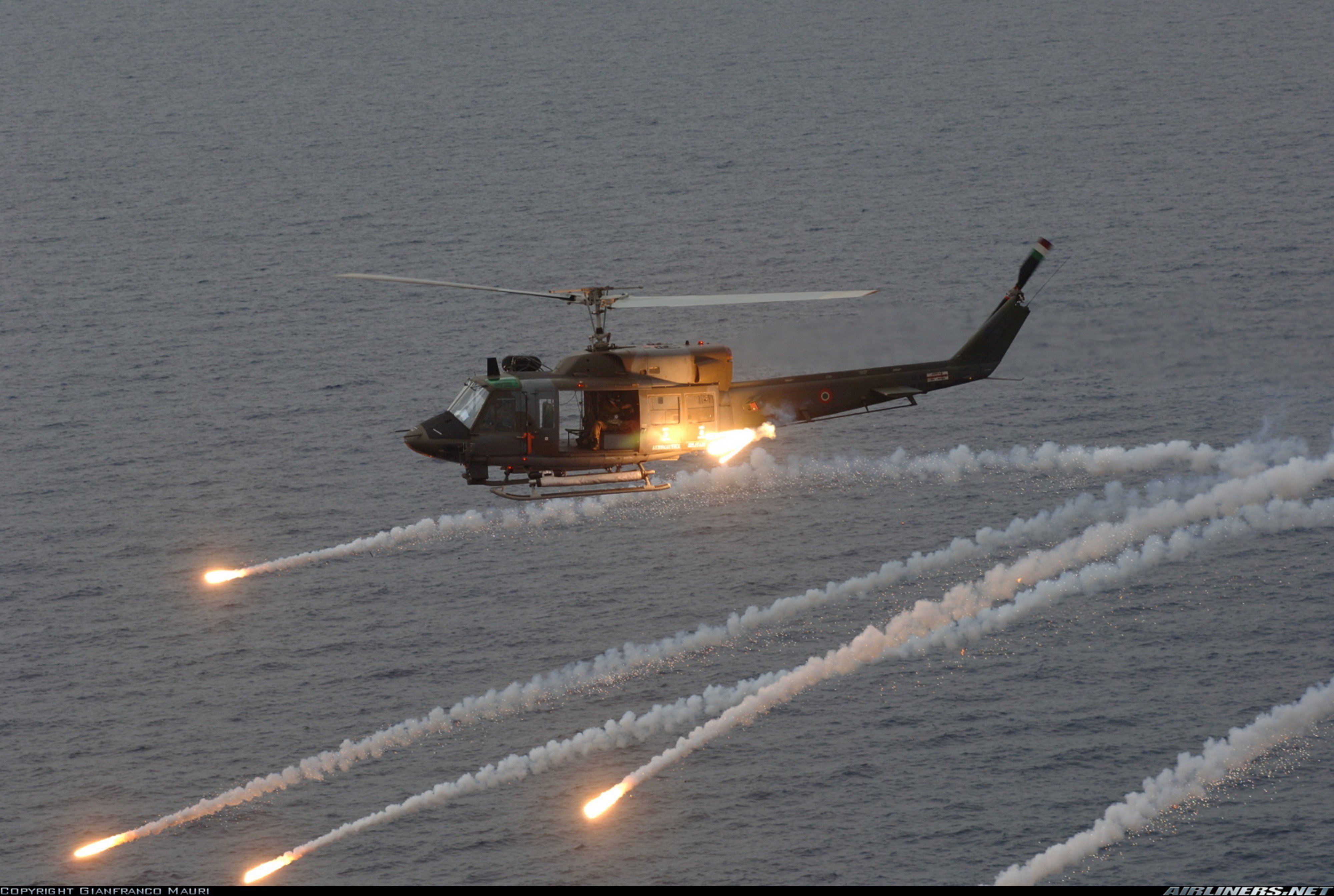 helicopter, Aircraft, Vehicle, Military, Army, Attack, Agusta, Ab 212ico, 4000x2687 Wallpaper