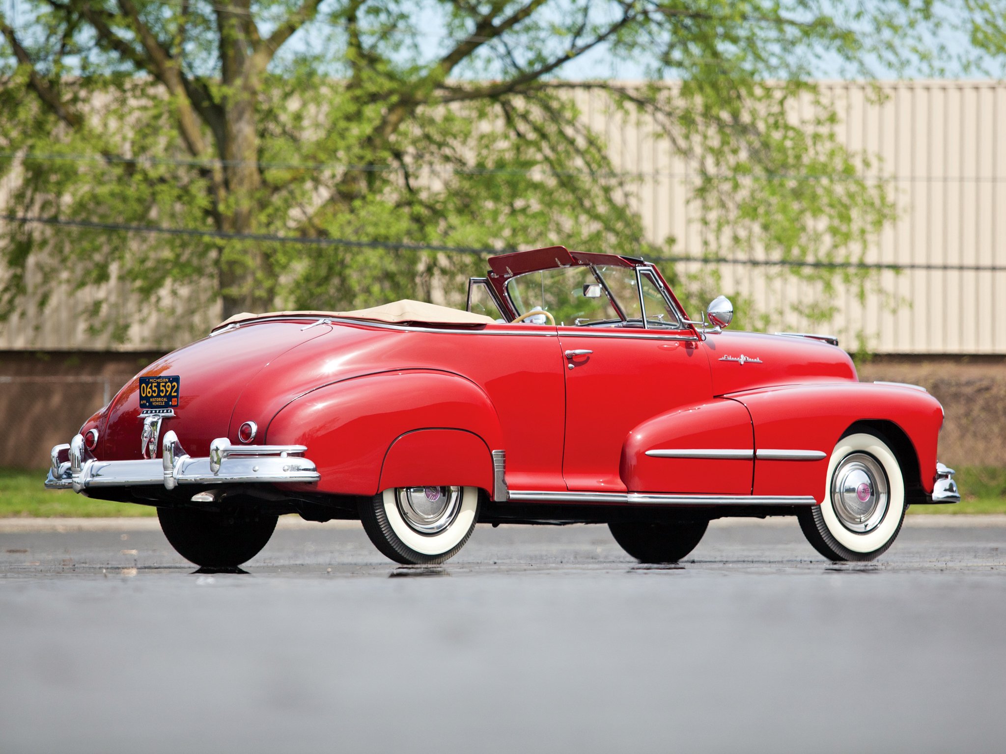 1948, Pontiac, Torpedo, Eight, Deluxe, Convertible,  8pa 2767 , Retro, Luxury Wallpaper