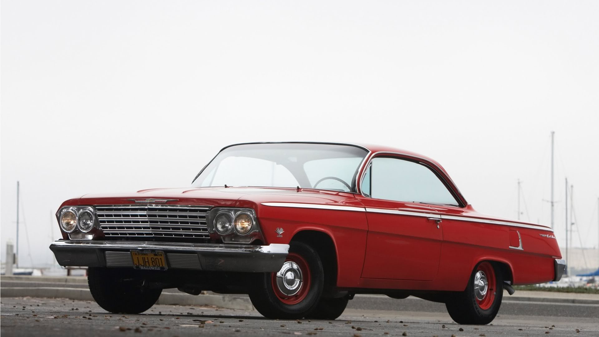 1962, Chevrolet, Belair, 409, Sportcoupe Wallpaper
