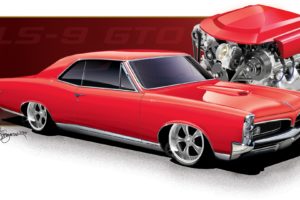 1967, Red, Ls9, Pontiac, Gto