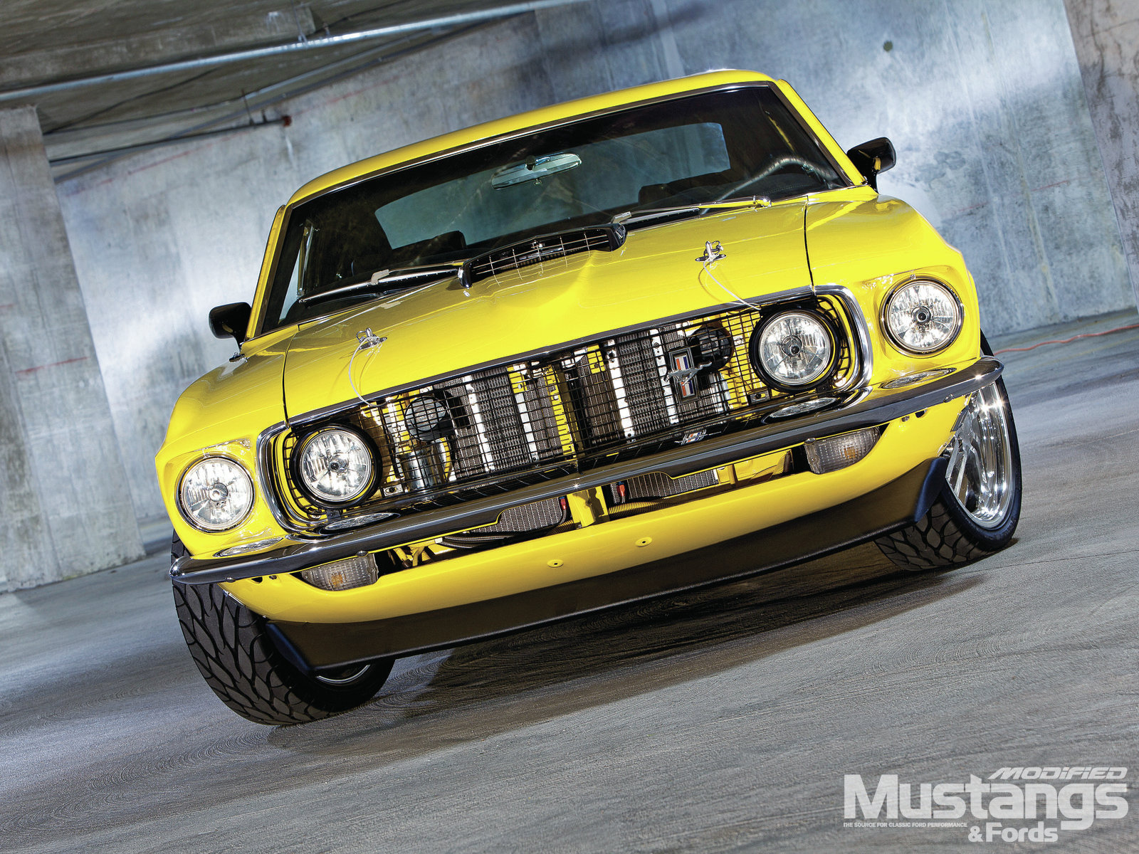1969, Ford, Mustang, Sportsroof Wallpaper