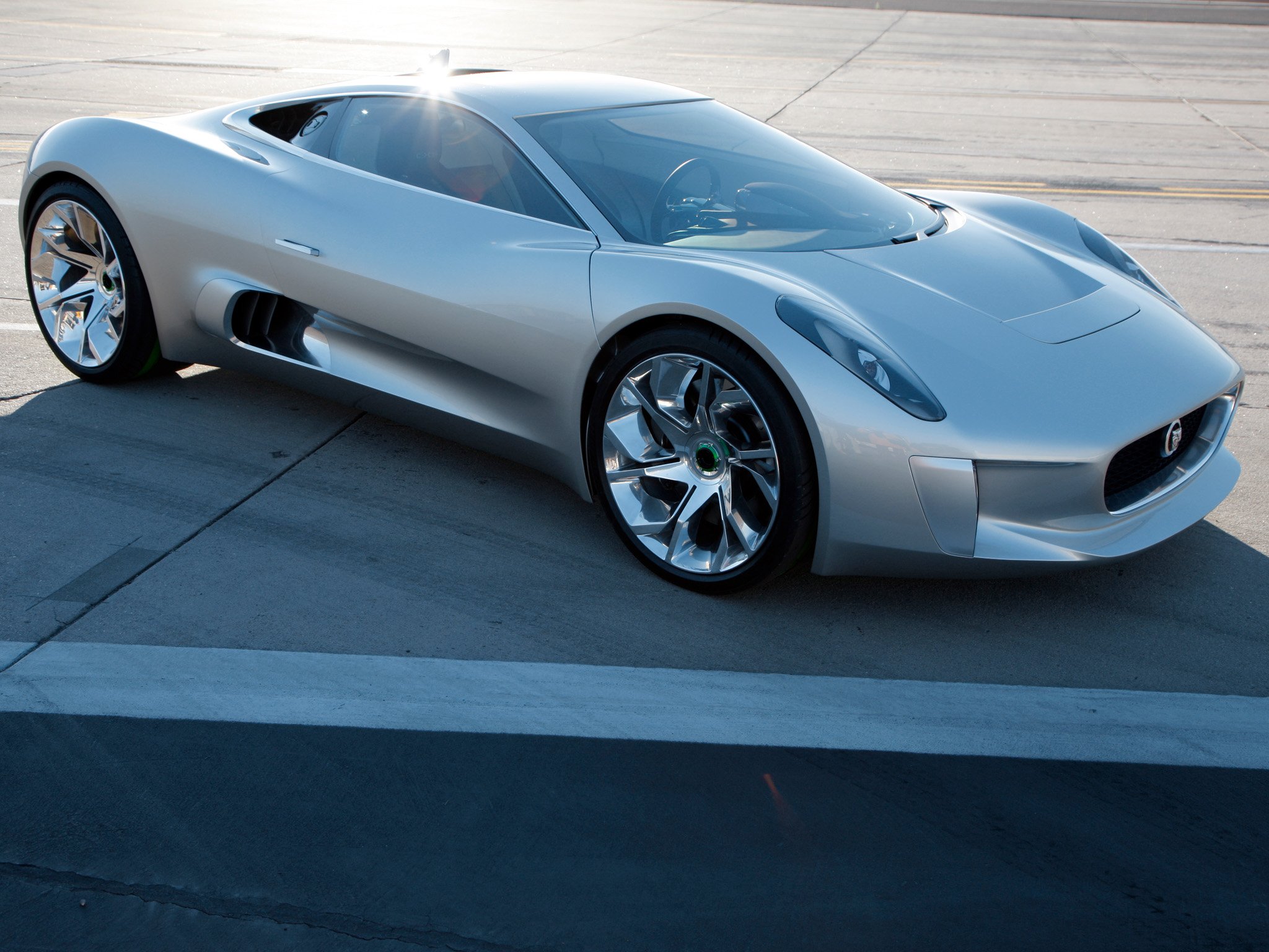 2010, Jaguar, C x75, Concept, Supercar Wallpaper