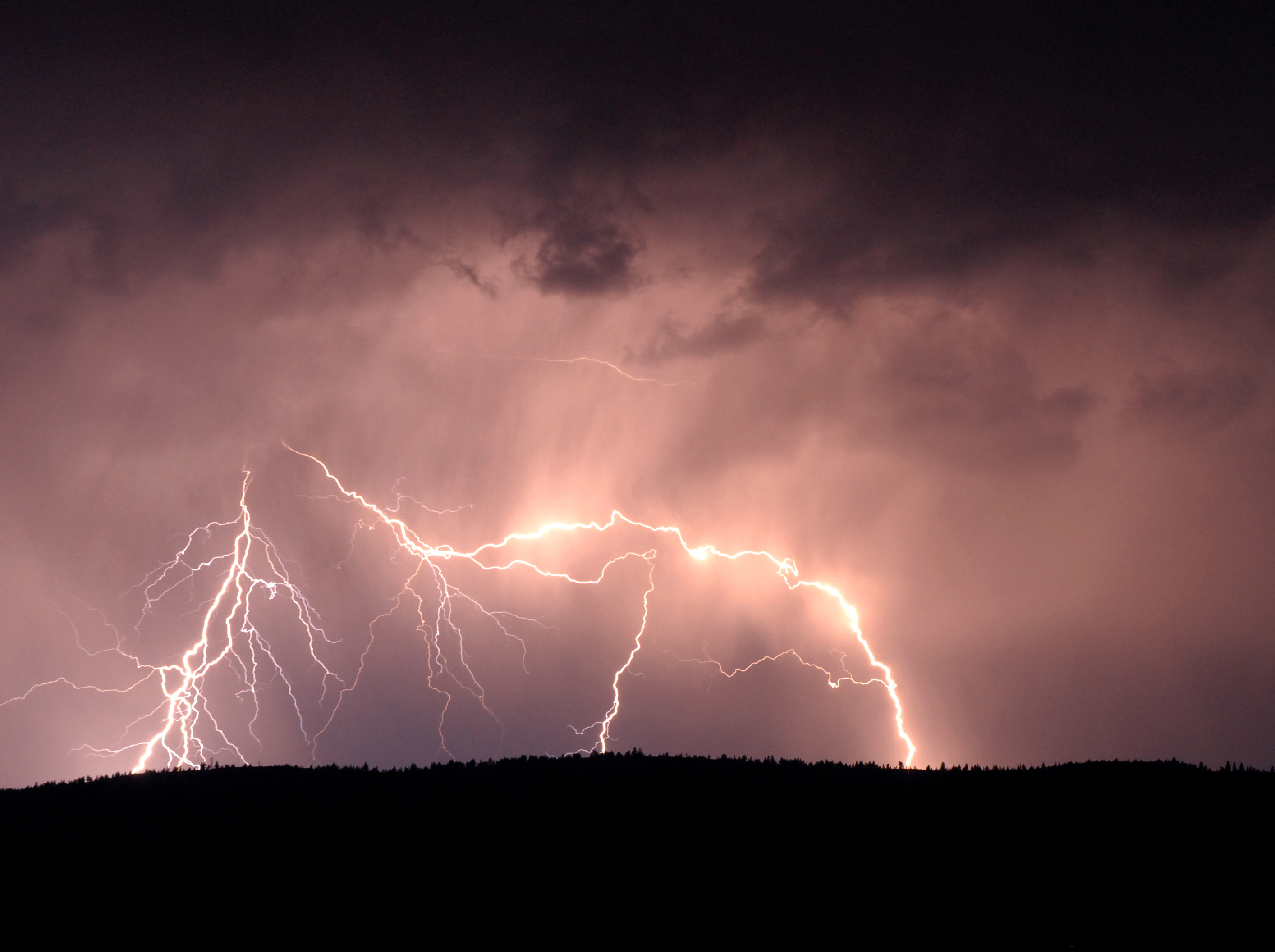 storm, Rain, Lightning Wallpaper