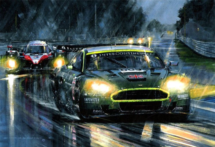 aston, Martin, Dbr9, Race, Racing, Gt1, Le mans,  14 HD Wallpaper Desktop Background