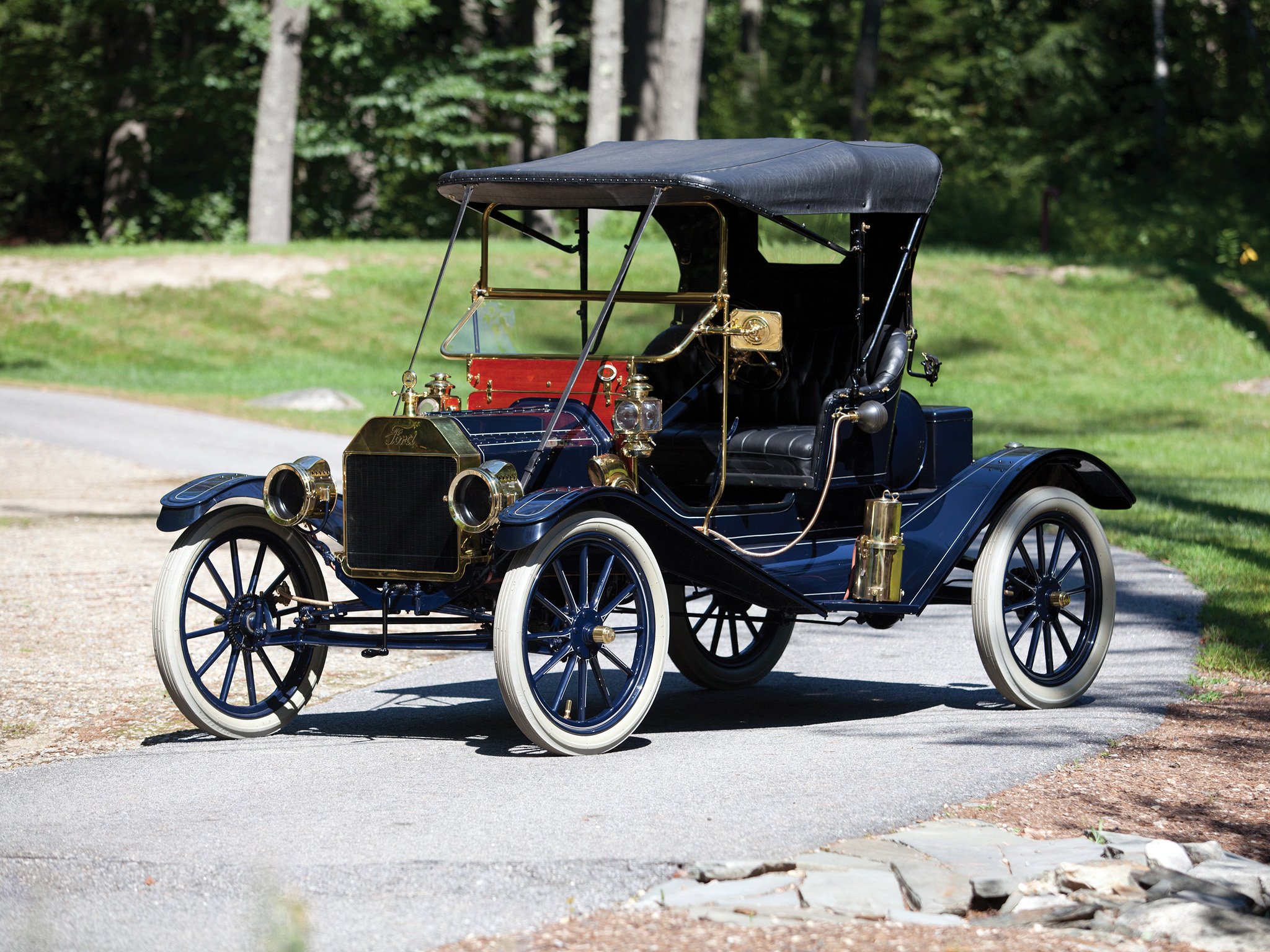 1911, Ford, Model t, Open, Runabout, Retro Wallpaper