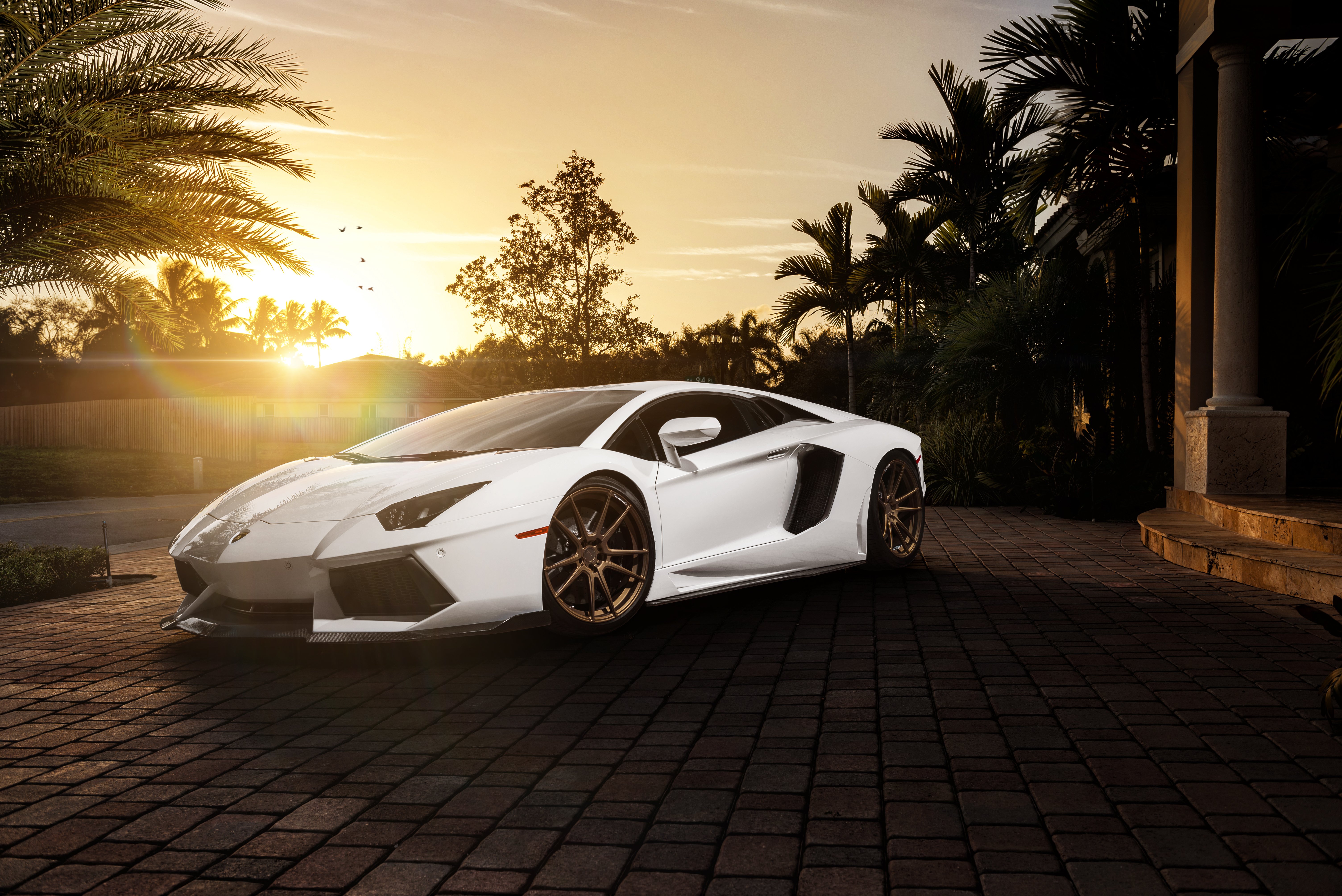adv, 1, Lamborghini, Aventador Wallpaper