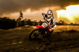 motorcycle, Racing, Sports, Motocross, Dirt, Storm, Rain, Sky, Clouds, Sunset, Bike, Motorbike