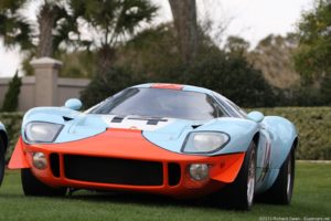 , Race, Car, Classic, Vehicle, Racing, Le mans, Lmp1, Ford, Gt 40, Gulf