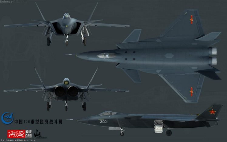 chinese, J 20, Mighty, Dragon, Fifth, Generation, Stealth, Fighter, Aircraft, Chengdu, Vehicle, Military, Chinese, Peopleand039s, Liberation, Army, Air, Force,  plaaf ,  3 HD Wallpaper Desktop Background