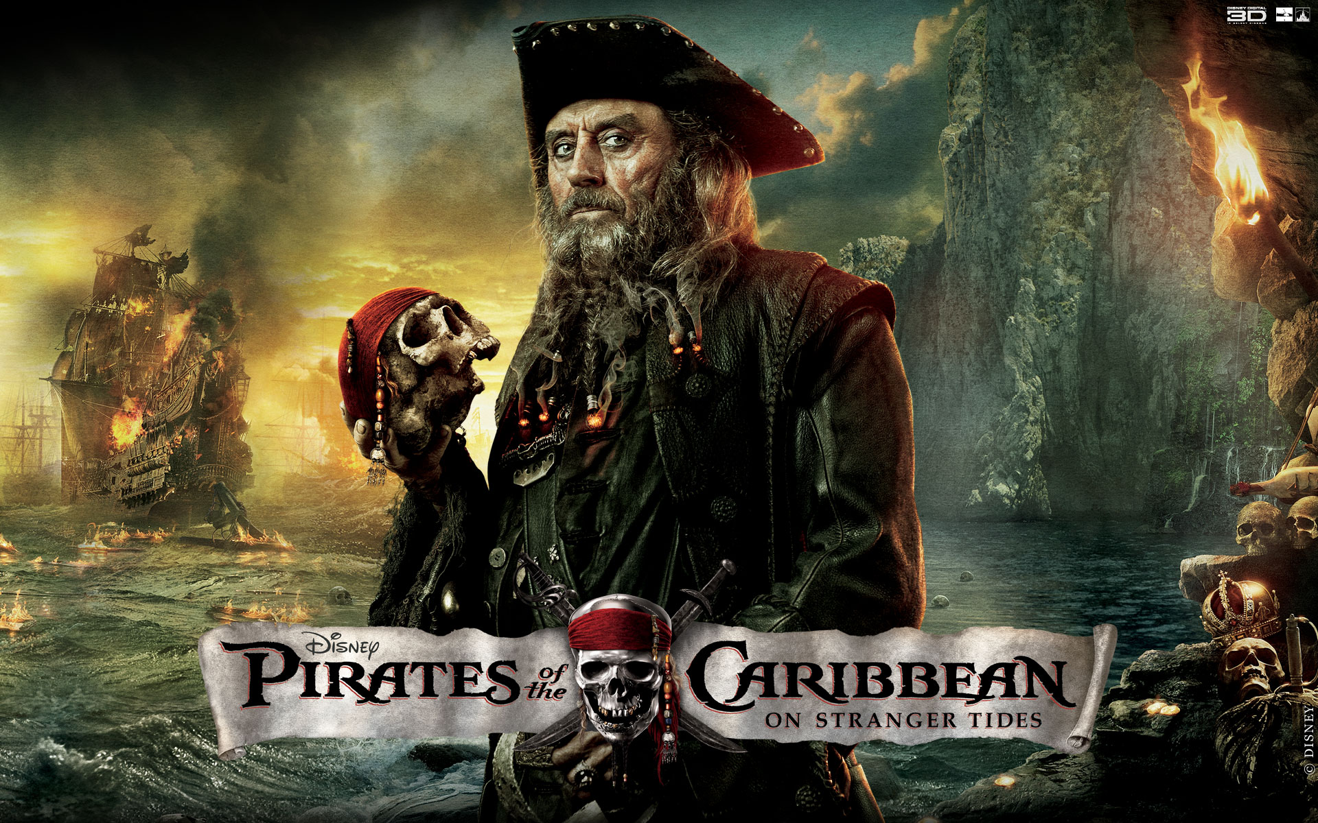 pirates, Of, The, Caribbean, Fantasy Wallpaper