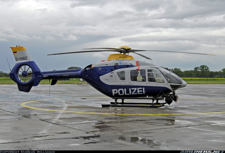 helicopter, Aircraft, Vehicle, Police, Polizei, Eurocopter, Ec135, Germany,  1 HD Wallpaper Desktop Background