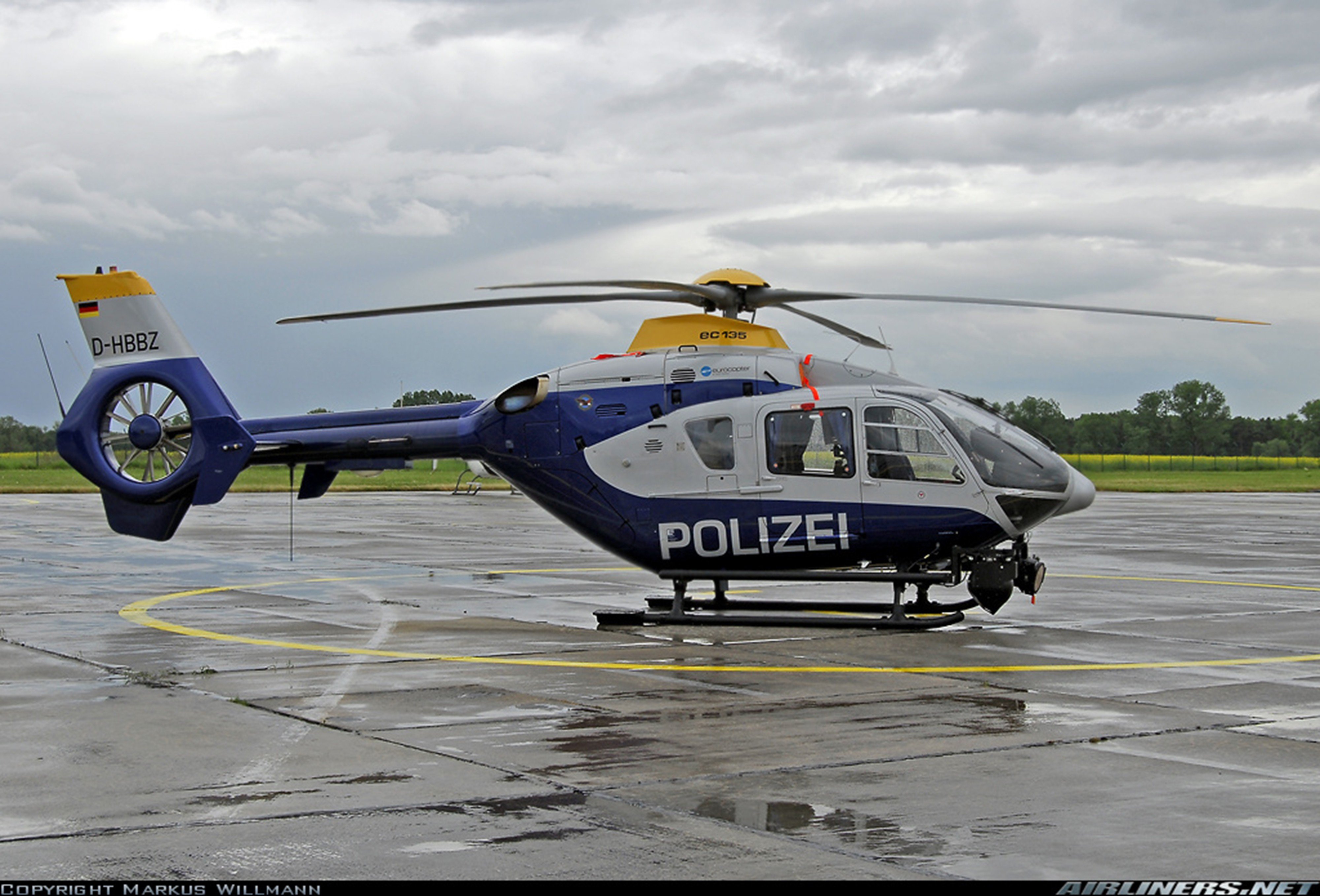 helicopter, Aircraft, Vehicle, Police, Polizei, Eurocopter, Ec135, Germany,  1 Wallpaper