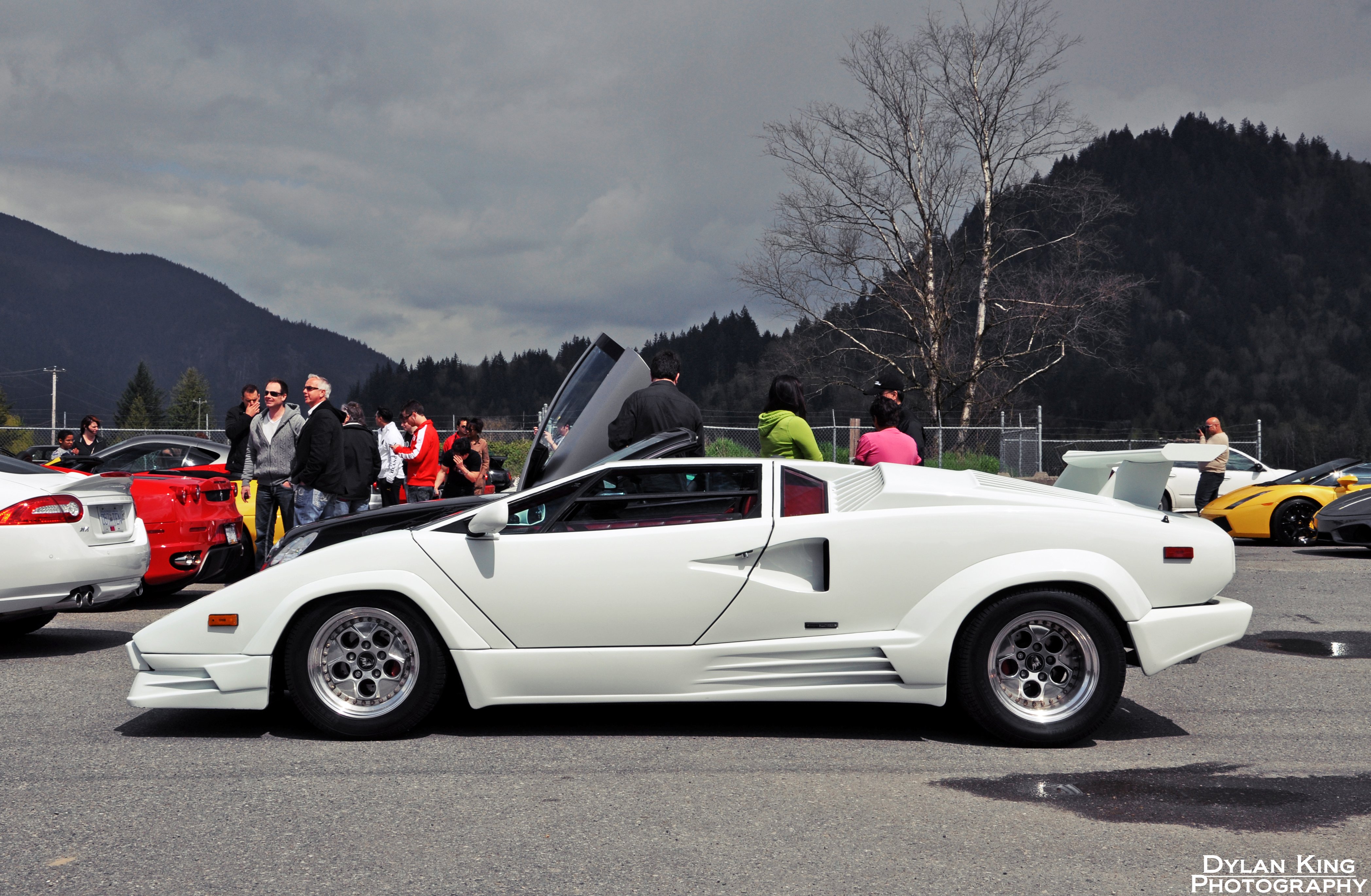 lamborghini countach 25th anniversary Wallpaper
