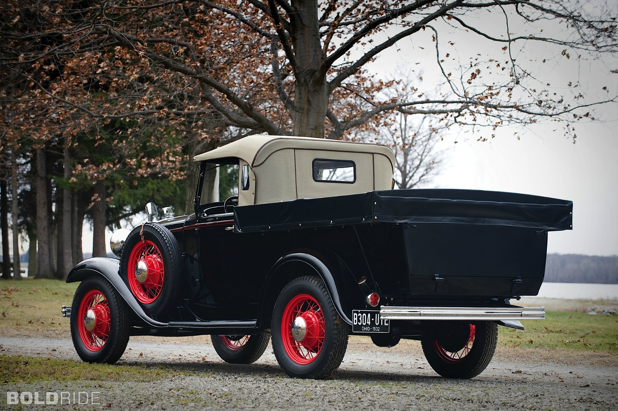1932, Ford, Model, B 304, Ute, Retro, Classic Wallpaper